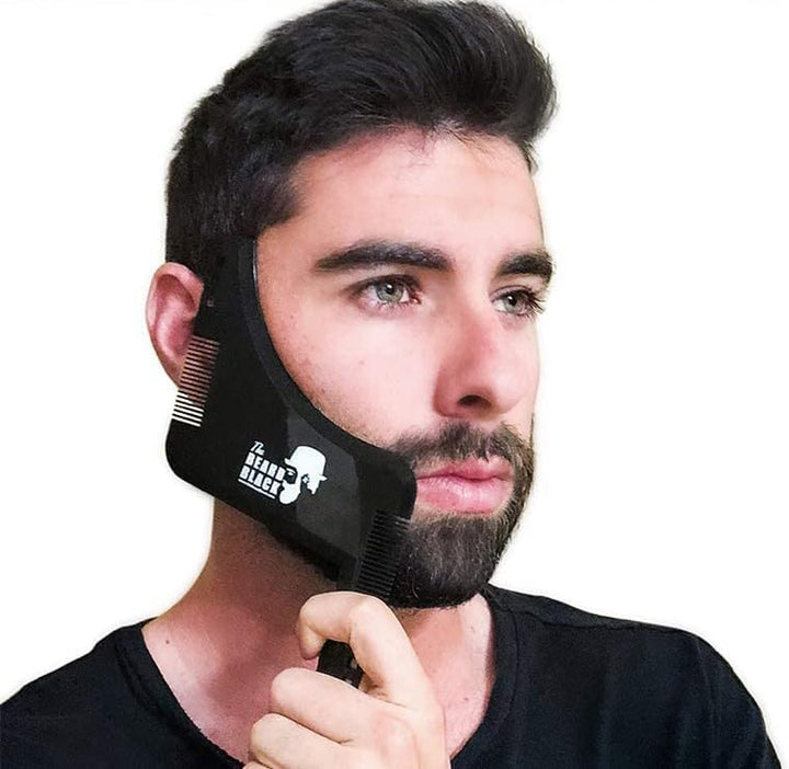 Beard Shaping & Styling Tool with Inbuilt Comb, Perfect for Line up & Edging, Use with Beard Trimmer or Razor