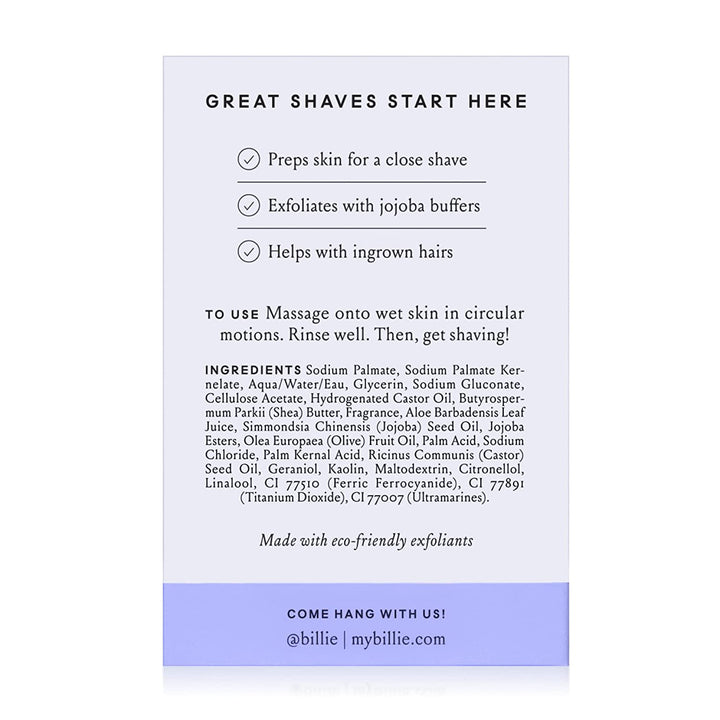 Body Buffer - Pre-Shave Exfoliating Bar - 3.5 Oz