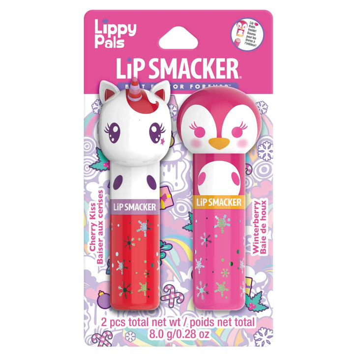 Lippy Pals Unicorn, Flavored Moisturizing & Smoothing Soft Shine Lip Balm, Hydrating & Protecting Fun Tasty Flavors, Cruelty-Free & Vegan - Unicorn Magic