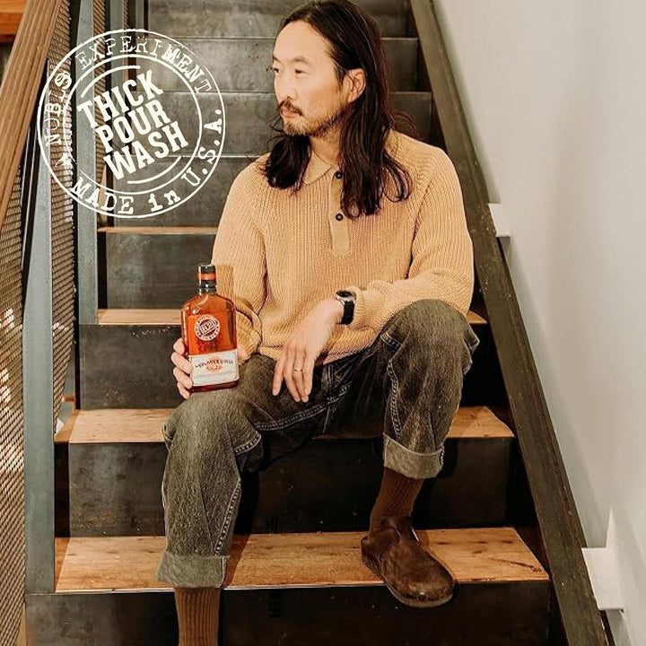 18.21 Man Made 3-In-1 Body Wash, Shampoo, & Conditioner for Men, All Hair & Skin Types, Strengthens and Moisturizes in a Manly Aroma, 18Oz