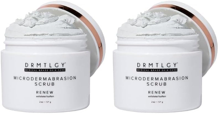 Microdermabrasion Facial Scrub and Face Mask. Non-Abrasive Face Exfoliator Improves Acne Scars, Blackheads, Pore Size, and Skin Texture. 2 Oz