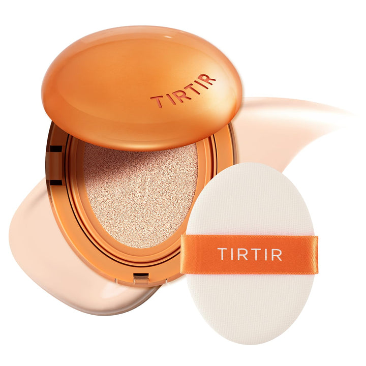 Mask Fit Ai Filter Cushion Foundation | Ai-Like Semi-Matte Finish - up to 72-Hour Medium to Full Coverage Korean BB Cushion Make up Beauty, #23N Sand, 0.63 Fl Oz