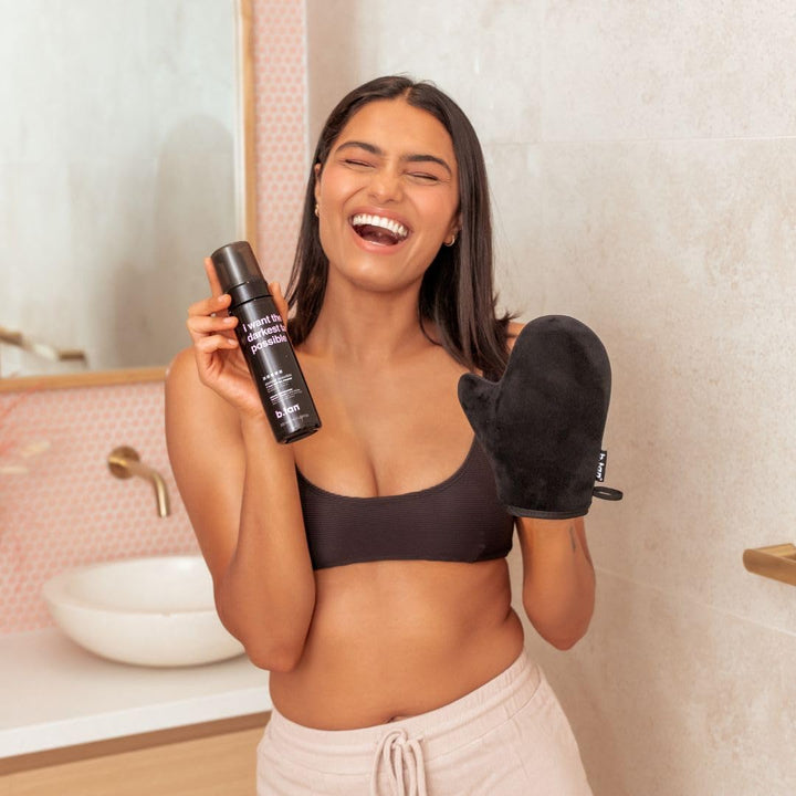 Ultra Dark Self Tanner Mousse | I Want the Darkest Tan Possible - Fast, 1 Hour Express Sunless Tanning Foam, Golden Bronzing Glow, Face & Body, No Fake Tan Smell, Vegan, Cruelty Free, 6.7 Fl Oz