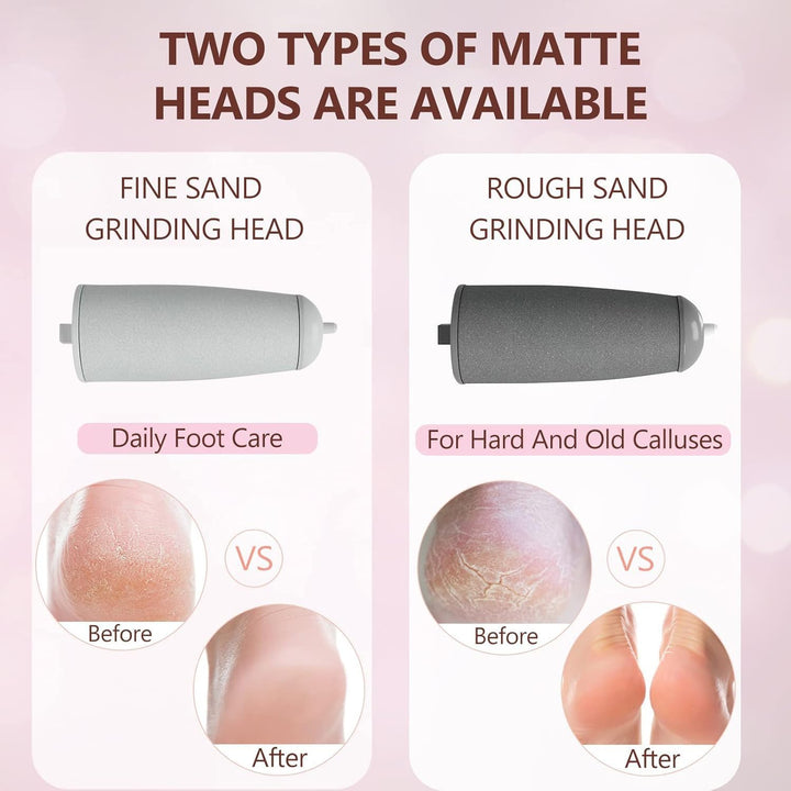 Electric Callus Removers for Feet,  Electric Foot Callus Remover Pedicure Kits Rechargeable With12 in 1, Removes Dry Skin for Smoother Feet, Foot Care for Dead Skin Ideal Gift