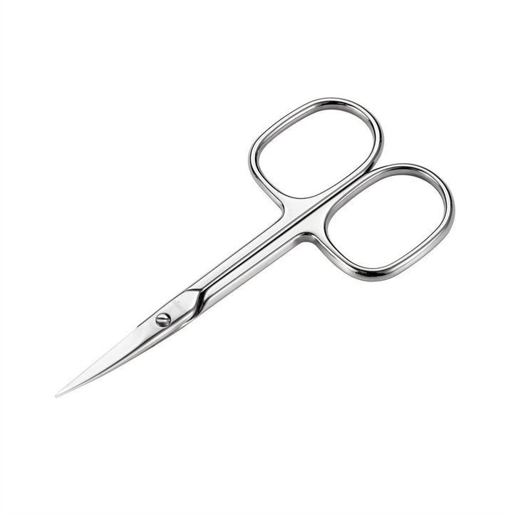 Premium Manicure Scissors Multi-Purpose Stainless Steel Cuticle Pedicure Beauty Grooming Kit for Nail, Eyebrow, Eyelash, Dry Skin Curved Blade 3.5 Inch