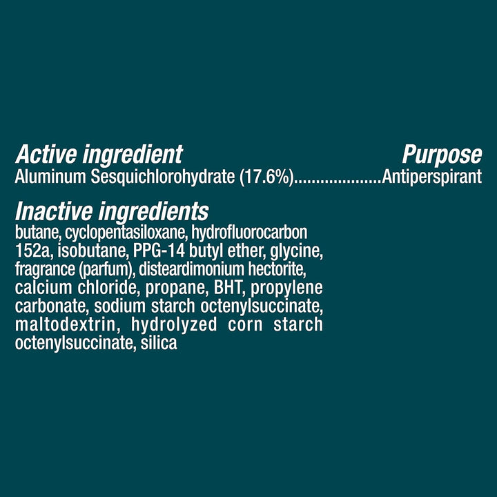 Men Advanced Antiperspirant Deodorant Dry Spray Adventure 72-Hour Sweat and Odor Protection Deodorant for Men with Motionsense Technology, 3.8 Ounce (Pack of 3)