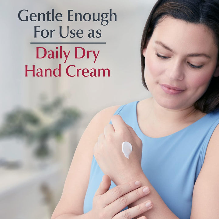 Advanced Repair Hand Cream, Immediately Soothes and Repairs Very Dry Skin, Fragrance Free, Non Greasy, Fast Absorbing, Travel Size Hand Lotion, 2.7 Oz Tube, Pack of 3