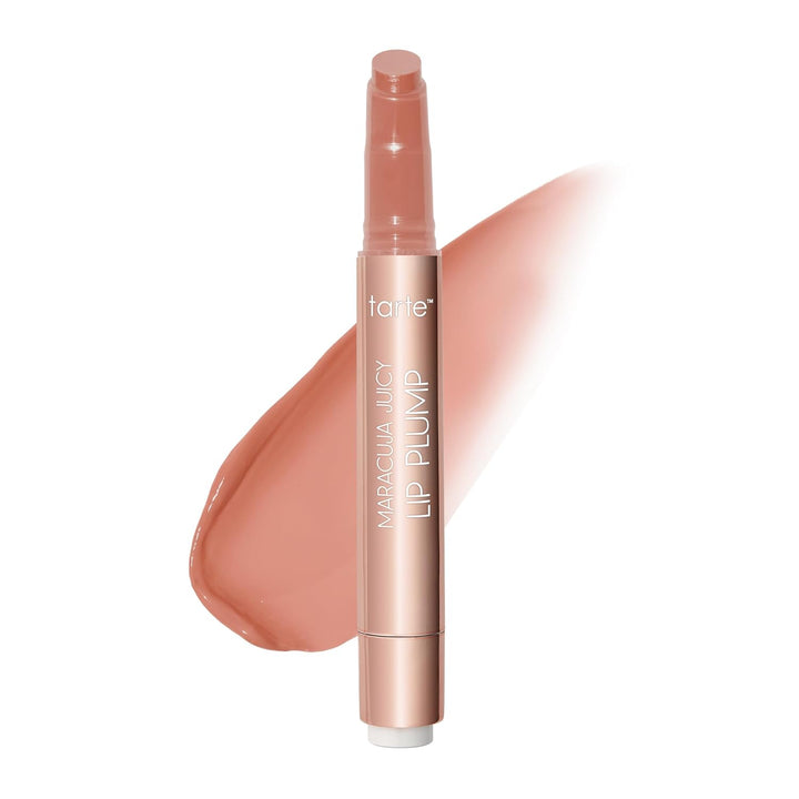 Tarte Maracuja Juicy Lip Plump – Hydrating & Volumizing Lip Plumper Gloss Balm with Nourishing Hyaluronic Acid & Vitamin E, Plumps & Moisturizes, Vegan & Cruelty-Free