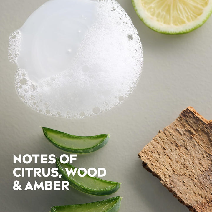 Maximum Hydration Body Wash for Dry Skin, Aloe Vera Enriched, 3-In-1 Moisturizing Body Wash, Face and Hair, Paraben Free, Vegan Formula, 16.9 Fl Oz Bottle, Pack of 3