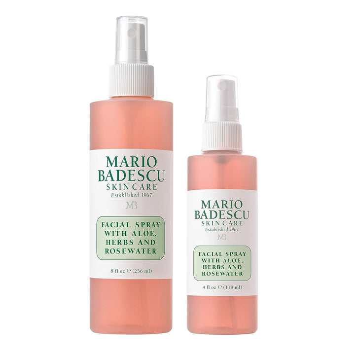 Facial Spray with Aloe, Herbs and Rose Water for All Skin Types, Face Mist That Hydrates, Rejuvenates & Clarifies
