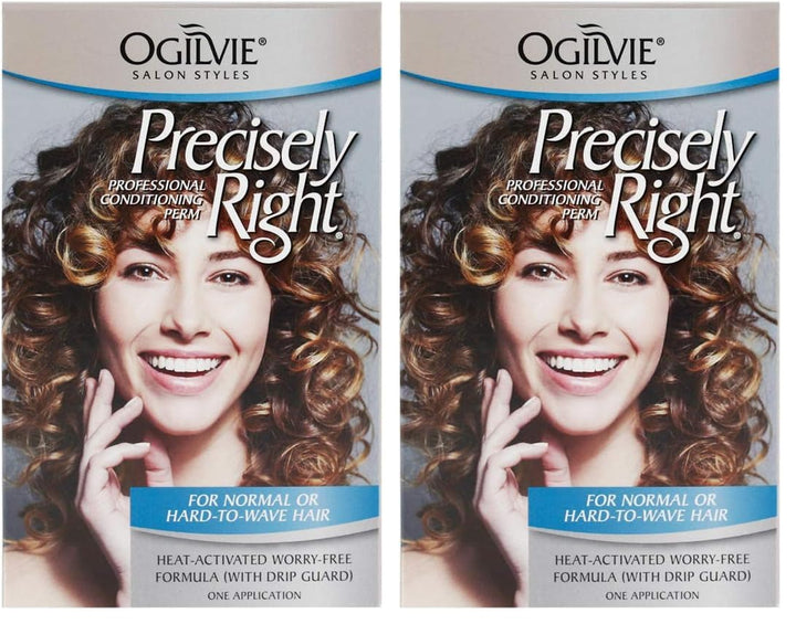 Salon Styles Precisely Right Professional Conditioning Perm Kit - Ideal for Color-Treated, Normal Hair - 1 Application