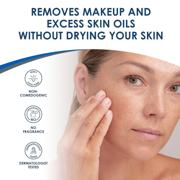 Gentle Facial Cleanser with Pump Dispenser - 8 Fl Oz - Formulated without Common Irritants for Those with Sensitive Skin