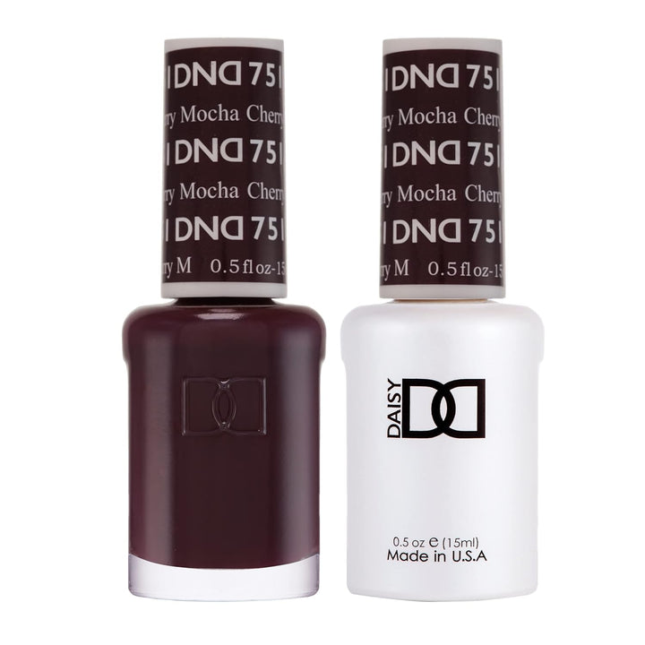 DND Gel Polish Set, Brown Collection, UV/LED Gelpolish and Air Dry Nail Lacquer, Matching Chip-Free Polish Duo, 0.5 Fl Oz Each