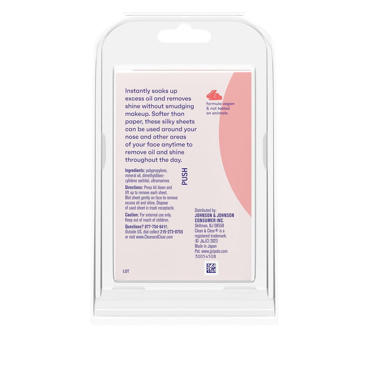 Essentials Oil Absorbing Sheets, Portable Blotting Papers for Shine Control on the Face & Nose, Blotting Sheets Instantly Remove Excess Oil without Smudging Makeup, 3 Pack