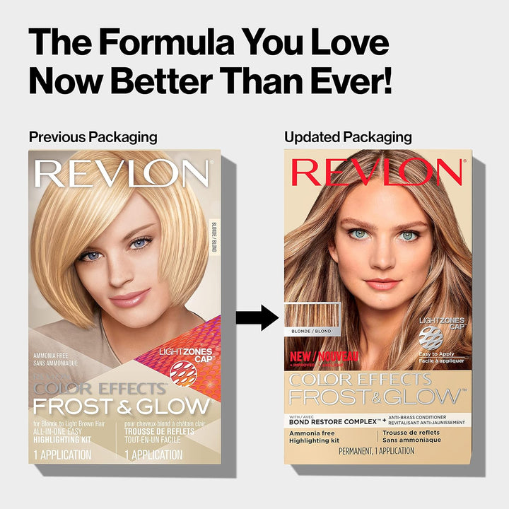 Color Effects Highlighting Kit, Permanent Hair Dye, for Balayage, Frosting, & Ombre Styling, Ammonia & Paraben Free, 20 Blonde, 8 Oz (Pack of 1)