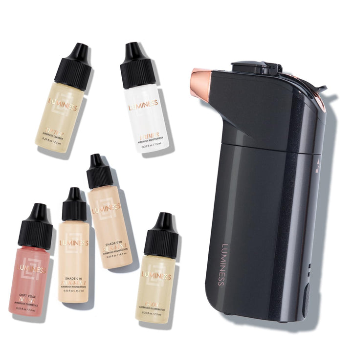 Breeze 2 Airbrush Makeup System - Rechargeable Airbrush Kit - Cordless Spray-On Make up Airbrush Kit - Portable Makeup Sprayer with No-Mess Tip - Airbrush Foundation Kit