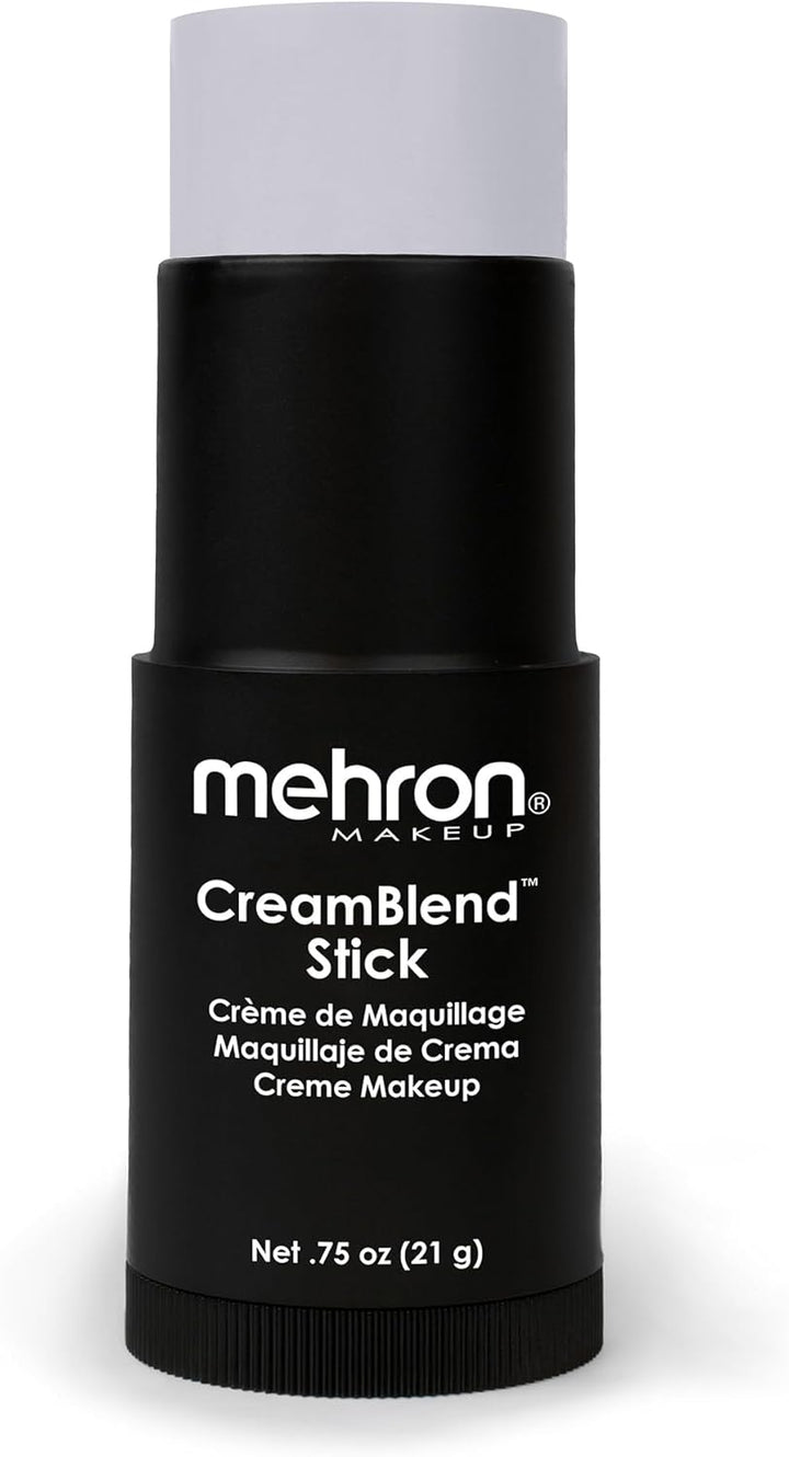 Makeup Creamblend Stick | Face Paint, Body Paint, & Foundation Cream Makeup | Perfect for Halloween .75 Oz (21 G) (White)