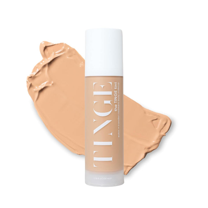 Tint Body Makeup, Lasts up to 48 Hours, Medium Coverage with Amino Acids, Hyaluronic Acid & Lysine, Semi Matte Finish, Water & Transfer Resistant, 3.38 Fl Oz - Medium Neutral