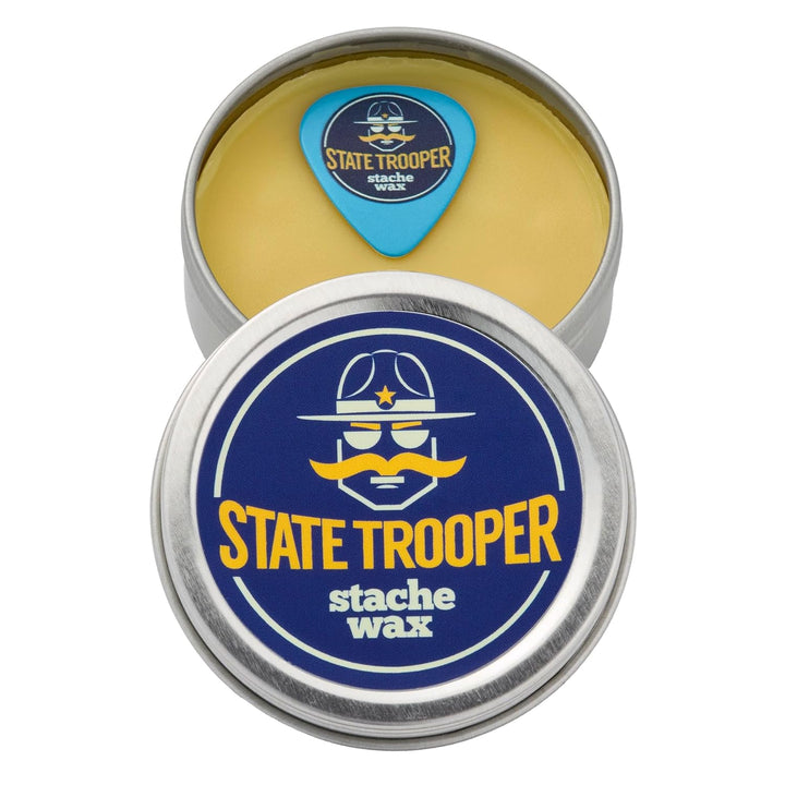 Mustache Wax - Medium Hold - Citrus Scent - One Ounce Tin