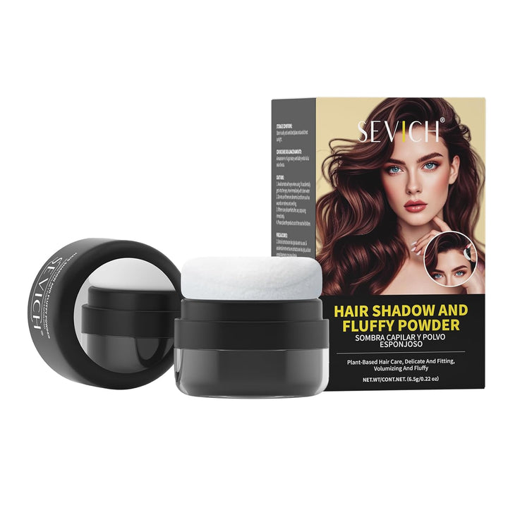 Hairline Powder,Instantly Conceals Hair Loss, Root Touch up Powder, Hair Shadow Toppers for Women & Men, Touch up for Thinning Gray Hair, Windproof & Sweatproof,Medium Brown