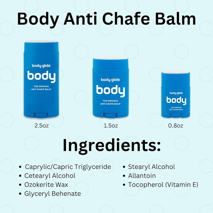 Original anti Chafe Balm | No Chafing Stick | Prevent Arm, Chest, Butt, Thigh, Ball Chafing & Irritation | Trusted Skin Protection since 1996 |1.5Oz