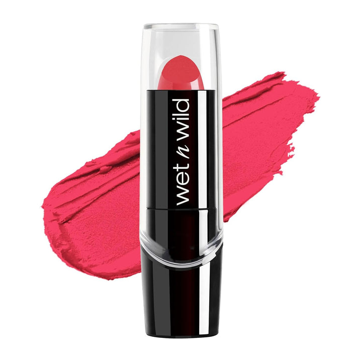 Silk Finish Lipstick, Hydrating Rich Buildable Lip Color, Formulated with Vitamins A,E, & Macadamia for Ultimate Hydration, Cruelty-Free & Vegan - Cherry Frost