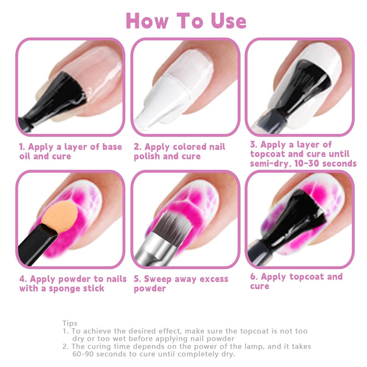 40 Colors Nail Pigment Powder for Nails, Professional Nail Pigment Powder Palette with Neon Shades for Gradient, Ombre & Bold Manicure, Nail Art Supplies for Home and Salon DIY