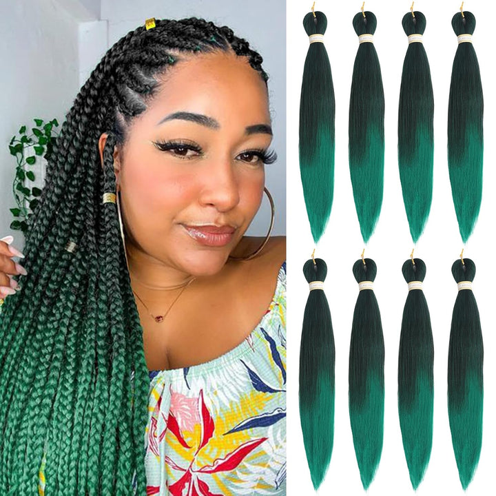 Long Purple Braiding Hair 30 Inch, Pre Stretched Synthetic Braiding Hair for Braids,2 Packs Purple Rumi Hair Extensions for Stage Party Halloween Costume Cosplay