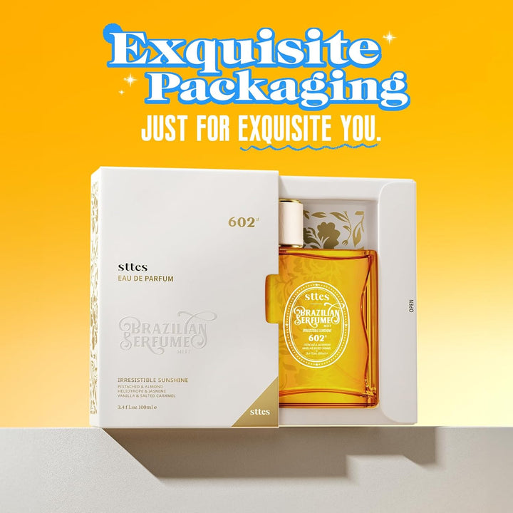 Perfume 602# (Irresistible Sunshine) - Eau De Perfume 100Ml (3.4Fl Oz) Vanilla Gourmet Tune (Caramel Vanilla Flavor)