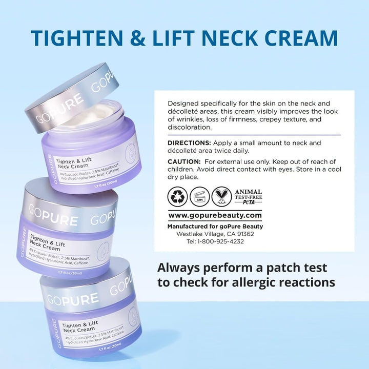 Tighten and Lift Neck Cream- Clinically Tested