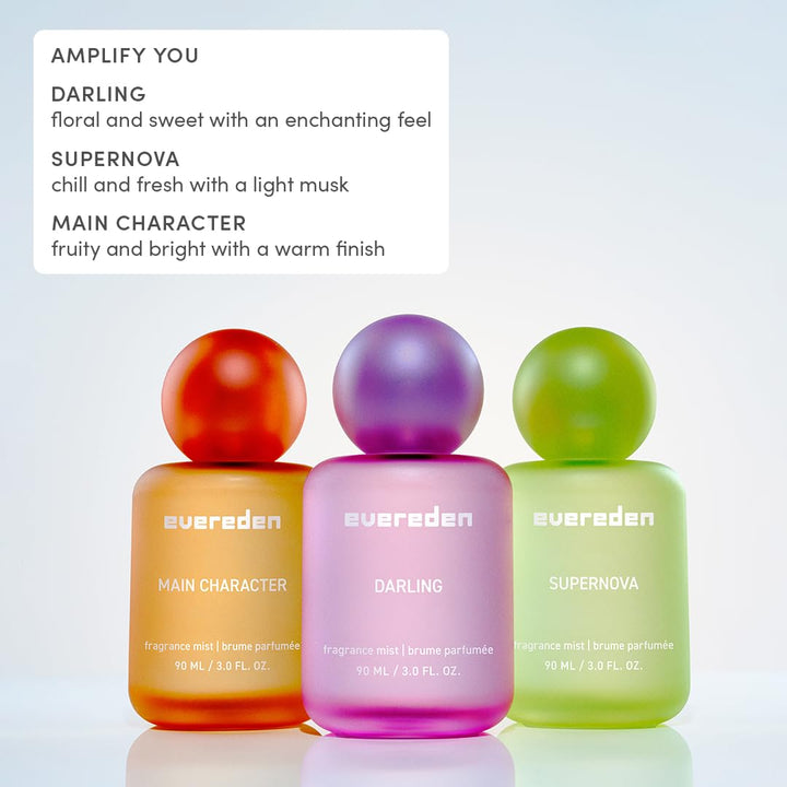 Fragrance Hair and Body Mist - Darling: Clean and Vegan Collectible Hair and Body Spray for Teen Girls - Amplify Your Self Expression with Iconic Scents in Aesthetic Bottles