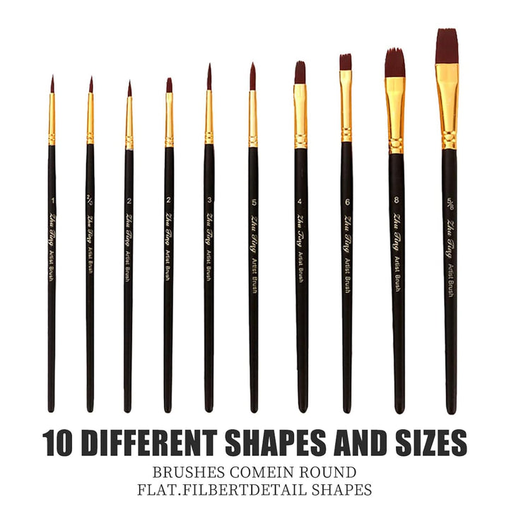 Face Painting Kit Non-Toxic Body Paint Washable 18 Colors Facepaint Makeup Kit for Adults with 10 Face Paint Brushes for Halloween Party Cosplay Makeup (Color 001)