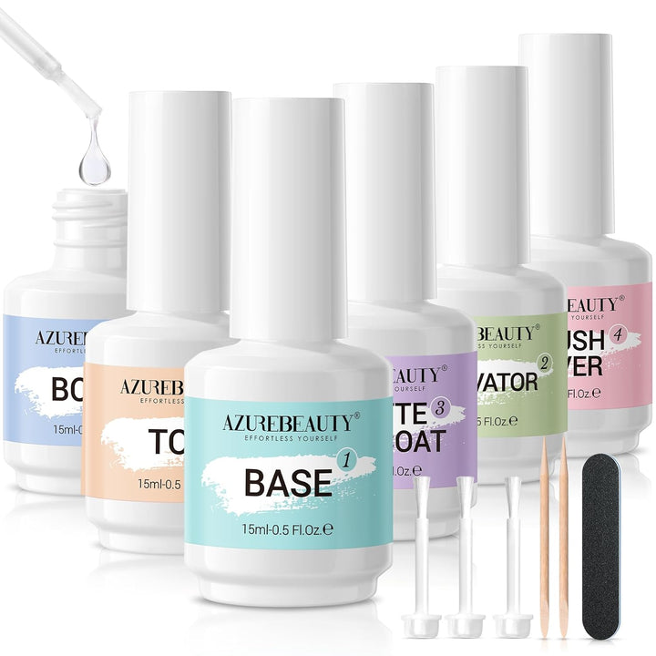 30Pcs Dip Powder Nail Kit Starter with Nail Sticks, 8 Colors Fall Winter Nude Brown Glitter, Dipping Powder Liquid Set with Matte/Base/Top Coat Activator for French Manicure Salon