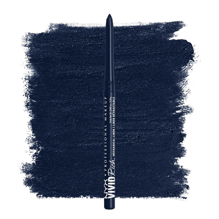 Mechanical Eye Pencil,Vivid Rich Mechanical, Creamy Retractable Eyeliner - Always Onyx, Black Eyeliner
