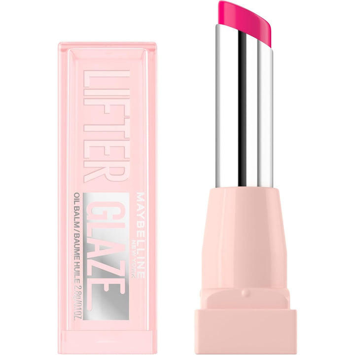 Lifter Glaze Oil Balm with Hyaluronic Acid and Hydrating Oil Blend, Lip Balm with 24Hrs of Smooth, Moisturizing Shine, Berry Haze (Sheer Cool Mauve)
