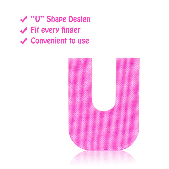 150 Pieces U Shape Nail Polish Protector Guards Spill Proof Stickers Peel off for DIY