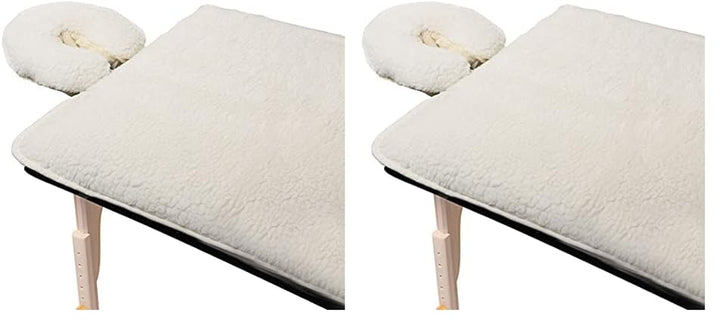 Forpro Premium Fleece Massage Pad Set, Extra Soft, Hypoallergenic, for Massage Tables, Includes Pad and Face Rest Cover, 31” W X 72” L