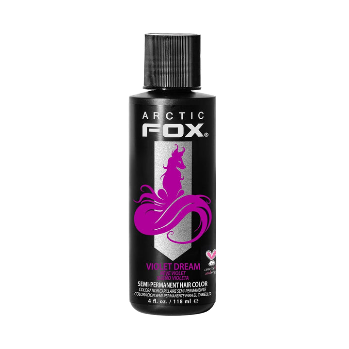 Vegan and Cruelty-Free Semi-Permanent Hair Color Dye (8 Fl Oz, PURPLE AF)