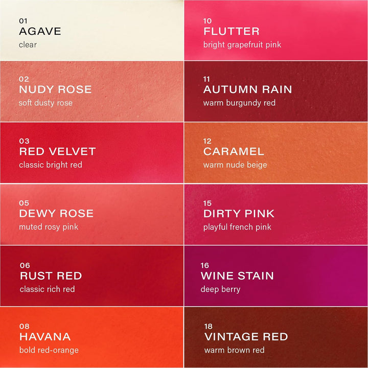 Vegan Lip Butter (12 Colors), Hydrating Tinted Lip Balm Stick, Bee-Free, Petrolatum-Free, Plant-Based, Moisturizes Dry & Chapped Lips with Shea Butter, Sheer, Natural Finish - #02 Nudy Rose