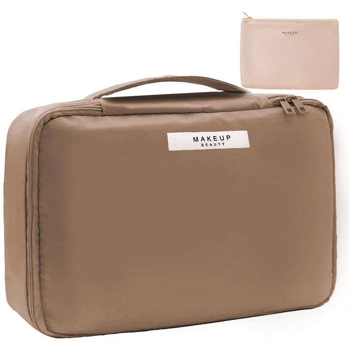 Travel Makeup Bag Cosmetic Bag Makeup Bag Toiletry Bag for Women and Men (Green)