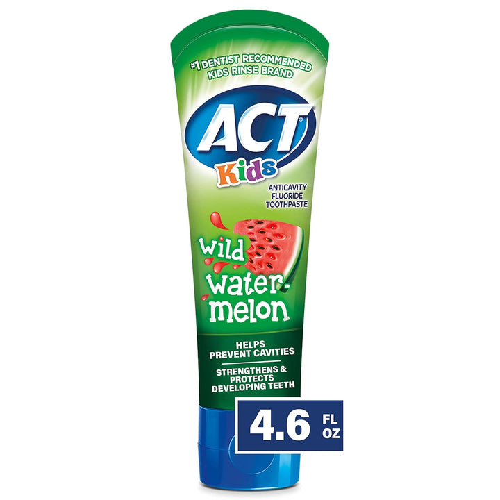 Kids Anticavity Fluoride Toothpaste 4.6 Oz. Bubble Gum Blowout