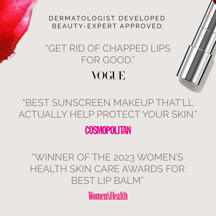 Tinted Sheer Lip Balm SPF 30 Hydrating Lip Sunscreen Shea Butter, Jojoba & Avocado Oils Moisturizing, Vegan, Clean & Cruelty Free Lip Care 0.15 Oz