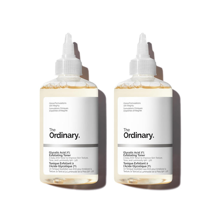 The Ordinary Glycolic Acid 7% Exfoliating Toner, Brightening and Smoothing Daily Toner for More Even-Looking Skin Tone