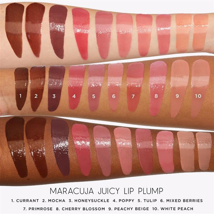Tarte Maracuja Juicy Lip Plump – Hydrating & Volumizing Lip Plumper Gloss Balm with Nourishing Hyaluronic Acid & Vitamin E, Plumps & Moisturizes, Vegan & Cruelty-Free