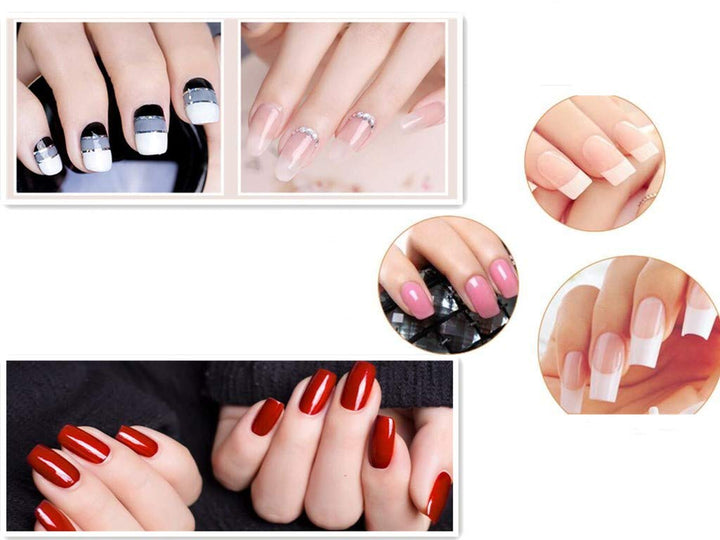 7Pcs Uv Gel Nail Brush, Poly Extension Gel Brush, Nail Art Tips Builder Painting Pen Set(No.2/4/6/8/10/12/14)