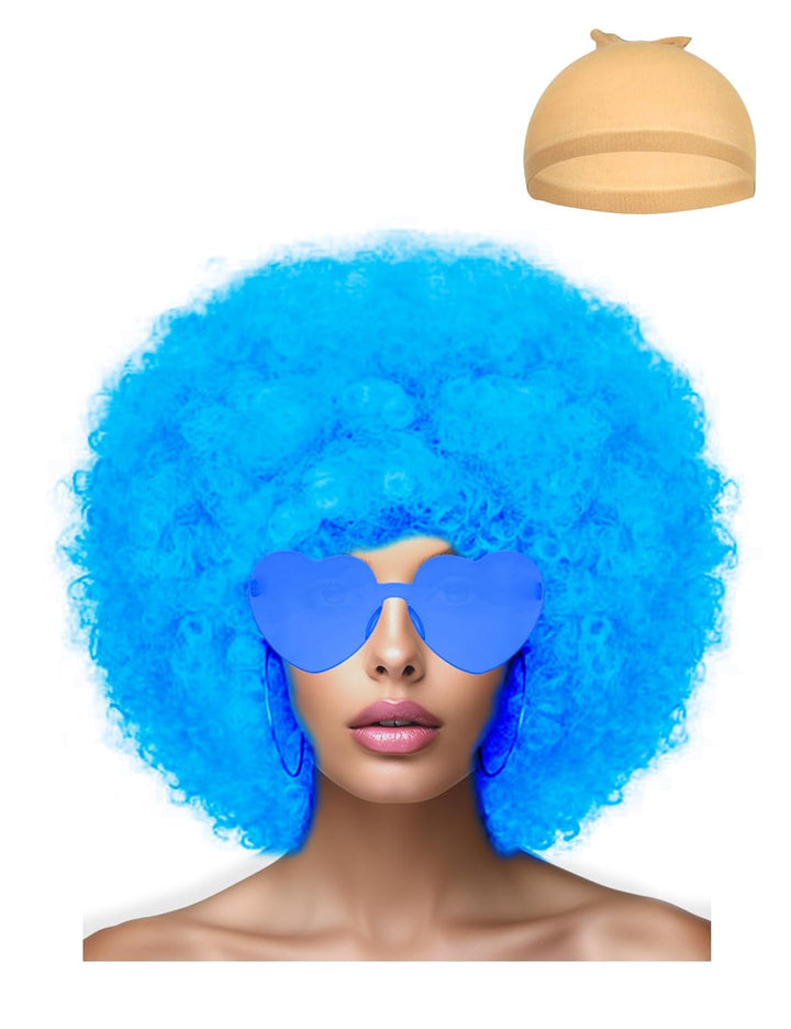 Short Bob Hair Wigs Straight with Flat Bangs Synthetic Colorful Cosplay Daily Party Neon Wig for Women + Free Wig Cap 14" Natural as Real