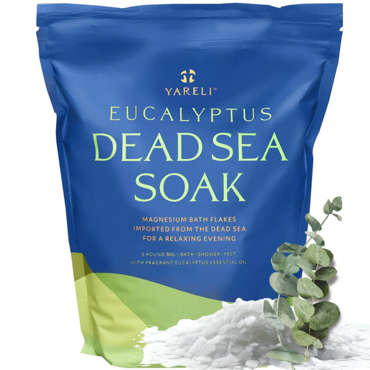 Magnesium Flakes, 15Lb, Dead Sea Bath & Foot Soak, Alternative to Epsom Salt with over 800,000Mg of Magnesium Chloride per Bag