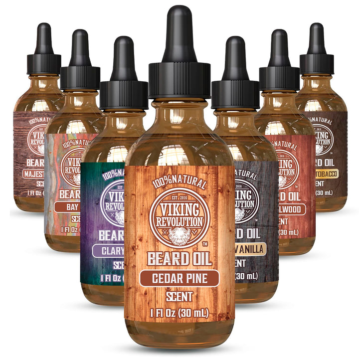 Sandalwood Beard Oil for Men - Natural Mens Beard Oil with Argan Oil and Jojoba Oil - Beard Softener, Strengthens and Moisturizes - Beard Conditioner for Men (Sandalwood, 1 Pack)