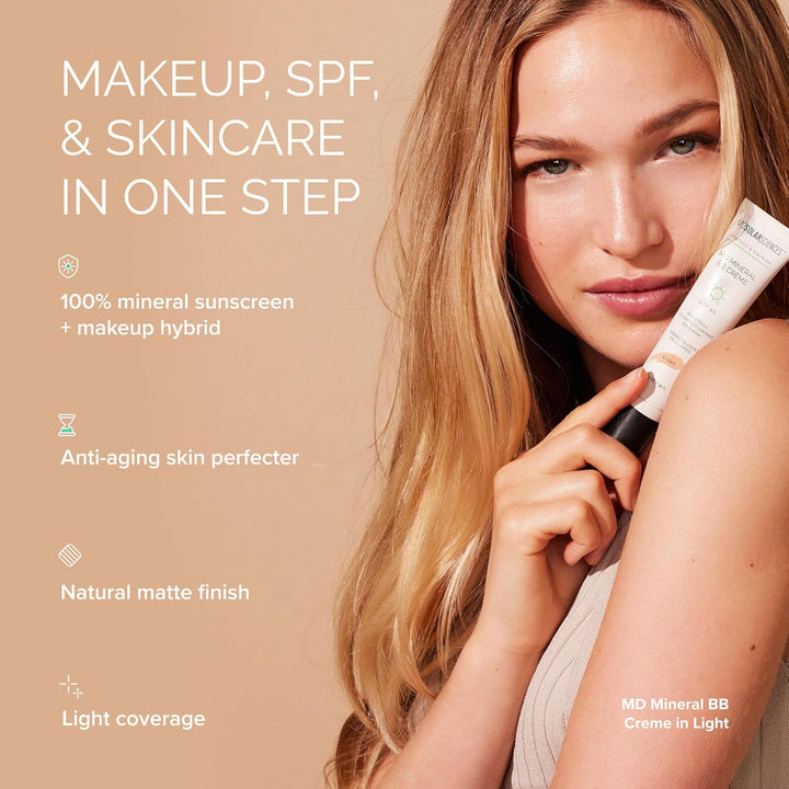 Crème Mineral Beauty Balm SPF 50 Oilfree Tinted Matte BB Crème