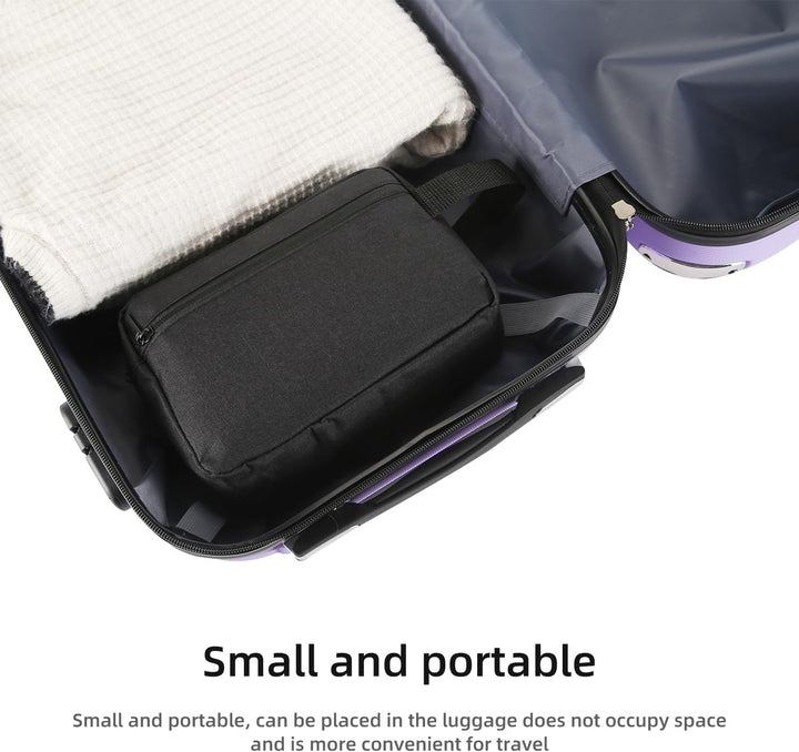 Travel Toiletry Bag Toiletry Bag for Women Men Hanging Cosmetic Bag Travel Accessories for Women Men (Black)